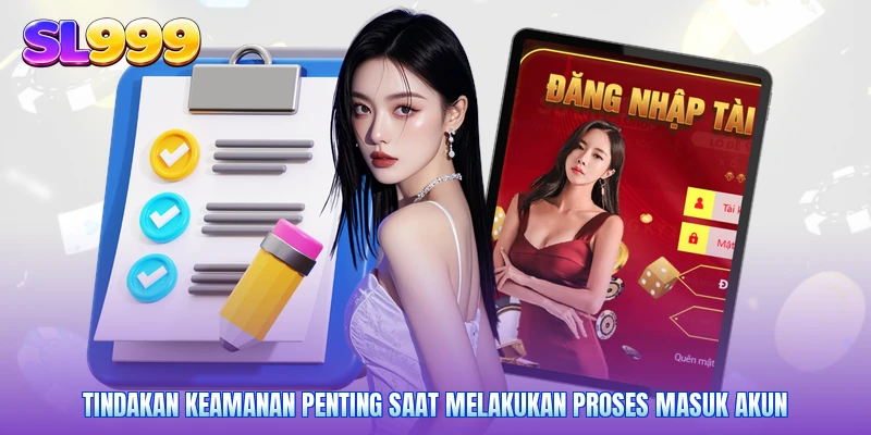 Tindakan keamanan penting saat melakukan proses masuk akun